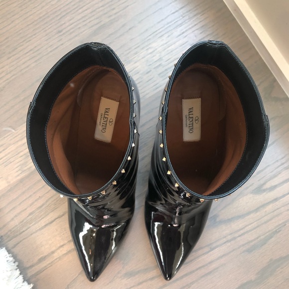 Valentino Rockstud Ankle Boots Size 8. Orig. $1245 - Picture 4 of 8